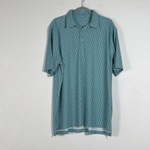 GenTeal Golf Polo Shirt Mens Sz XL Teal Green Short Sleeve Duck Logo